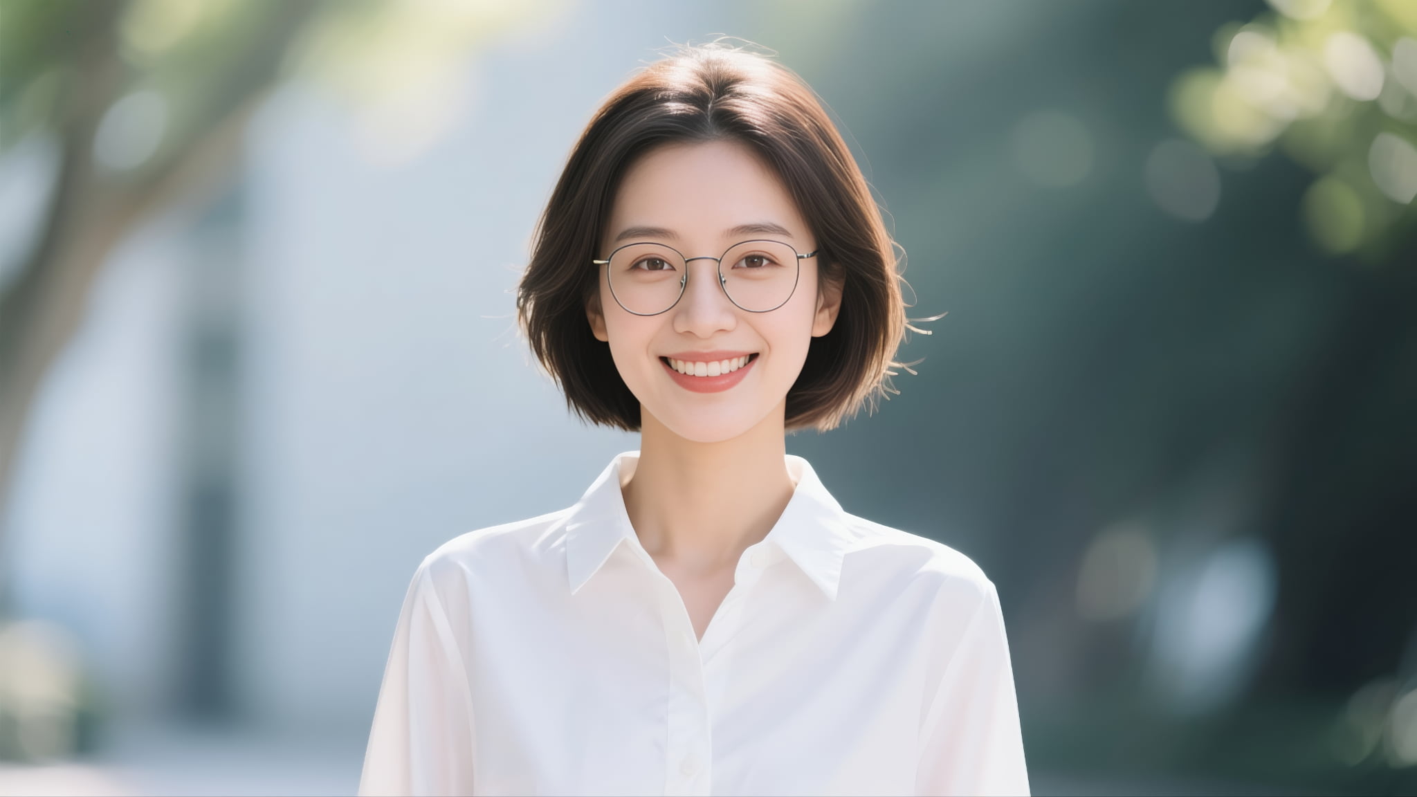 根管治療のやり直しを終えて笑顔の女性