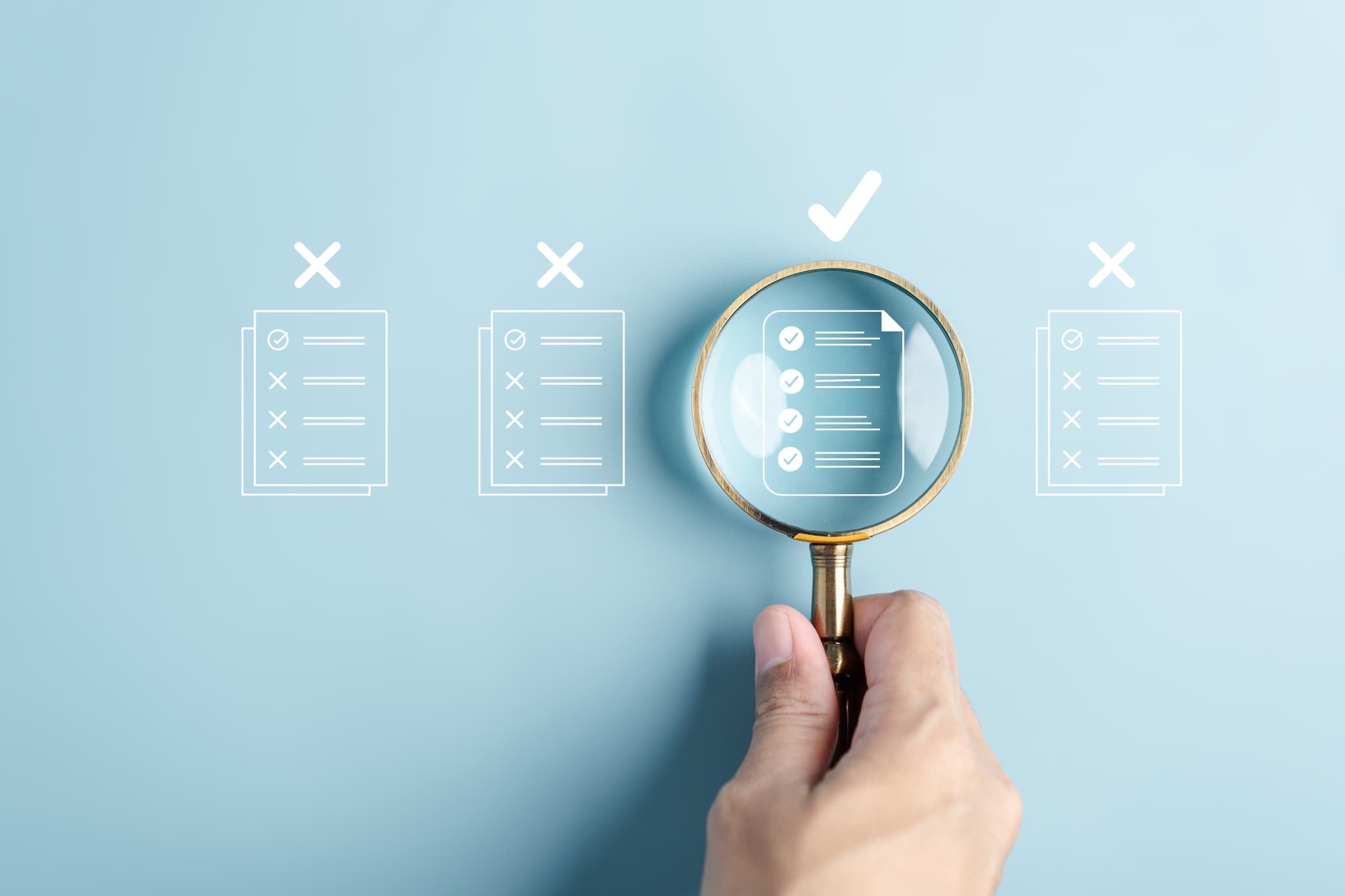 歯の詰め物を選ぶ様子